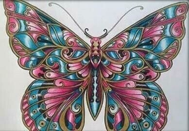 Colour Wash Butterfly 03 - Full Drill Diamond Painting - Specially ordered for you. Delivery is approximately 4 - 6 weeks.