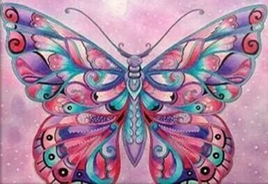 Colour Wash Butterfly 04 - Full Drill Diamond Painting - Specially ordered for you. Delivery is approximately 4 - 6 weeks.