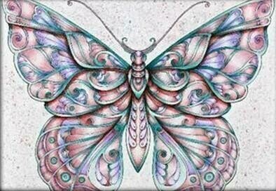 Colour Wash Butterfly 02 - Full Drill Diamond Painting - Specially ordered for you. Delivery is approximately 4 - 6 weeks.