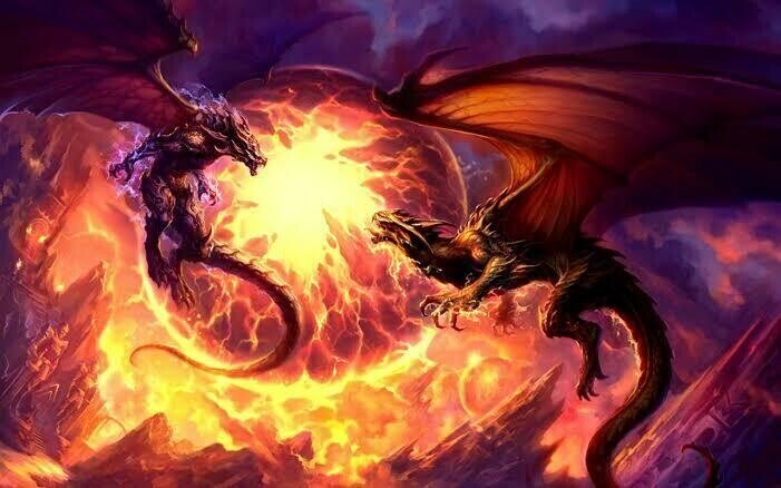 Dragon Battles 01 - Full Drill Diamond Painting - Specially ordered for you. Delivery is approximately 4 - 6 weeks.