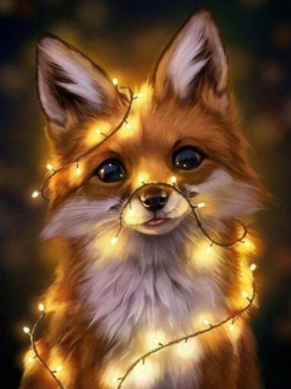 Fox with Lights - Specially ordered for you. Delivery is approximately 4 - 6 weeks.