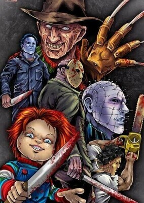 Horror People - Specially ordered for you. Delivery is approximately 4 - 6 weeks.