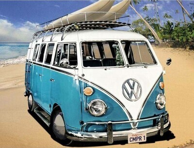 Kombi Blue - Specially ordered for you. Delivery is approximately 4 - 6 weeks.