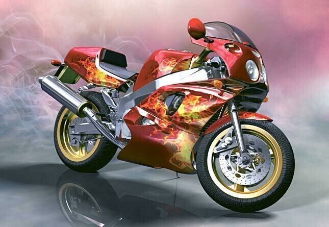 Motorcycle 02 - Specially ordered for you. Delivery is approximately 4 - 6 weeks.