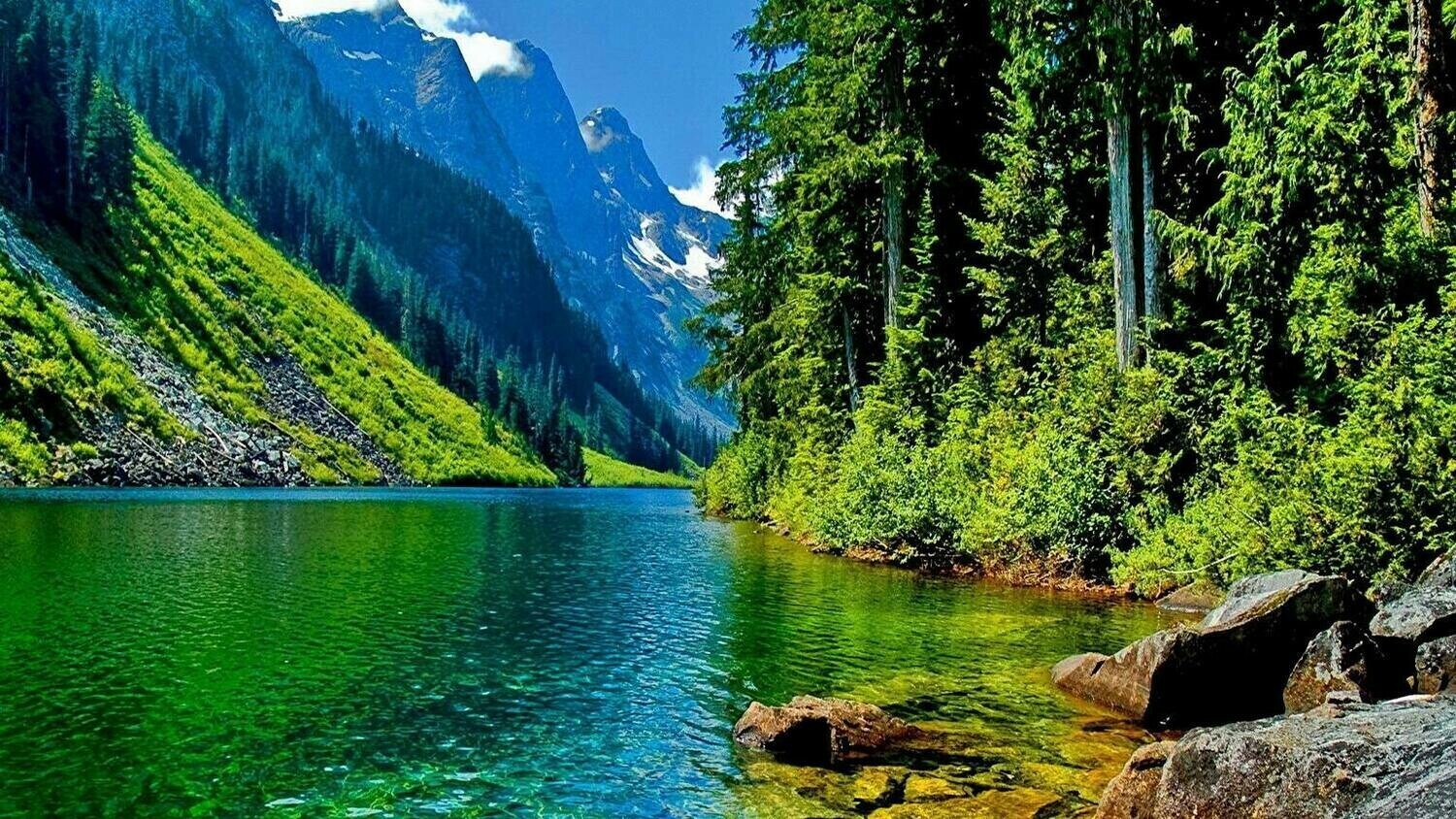 Mountain lake 02 - Specially ordered for you. Delivery is approximately 4 - 6 weeks.