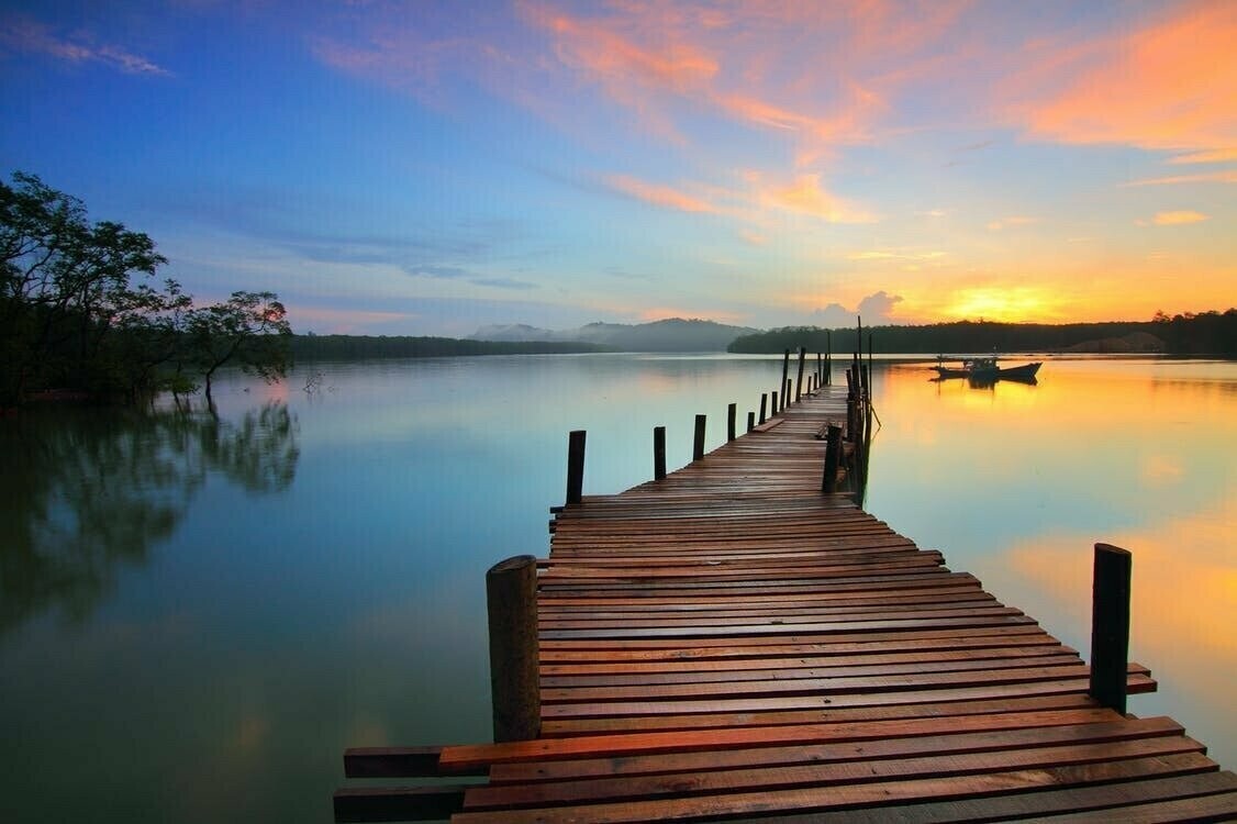 Peaceful Jetty - Specially ordered for you. Delivery is approximately 4 - 6 weeks.