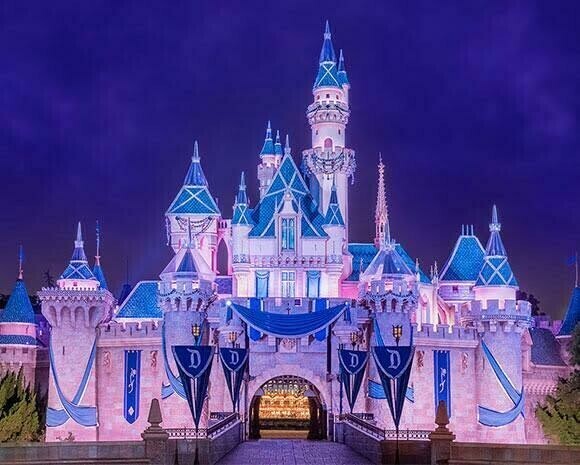 Pink And Blue Castle - Specially ordered for you. Delivery is approximately 4 - 6 weeks.