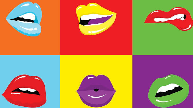 Pop Art Lips - Specially ordered for you. Delivery is approximately 4 - 6 weeks.