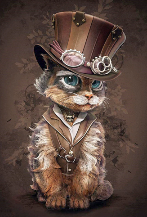 Puss in Brown - Specially ordered for you. Delivery is approximately 4 - 6 weeks.