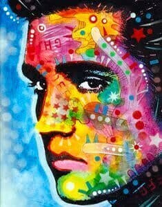 Pop Art Elvis - Specially ordered for you. Delivery is approximately 4 - 6 weeks.