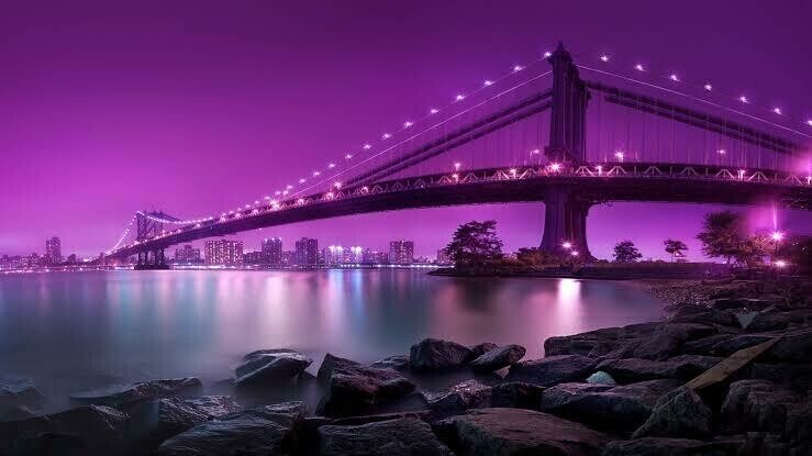 Purple Bridge - Specially ordered for you. Delivery is approximately 4 - 6 weeks.