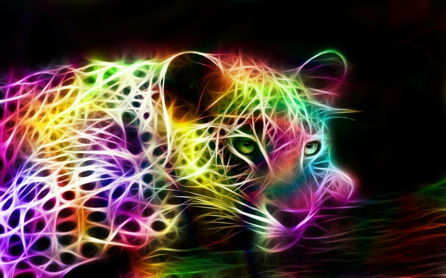 Rainbow fractal 05 - Specially ordered for you. Delivery is approximately 4 - 6 weeks.