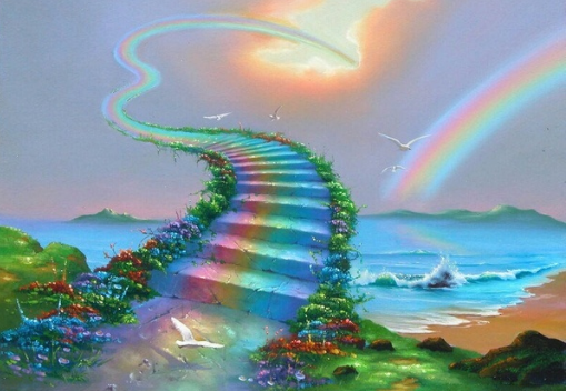 Rainbow Highway to Heaven - Specially ordered for you. Delivery is approximately 4 - 6 weeks.