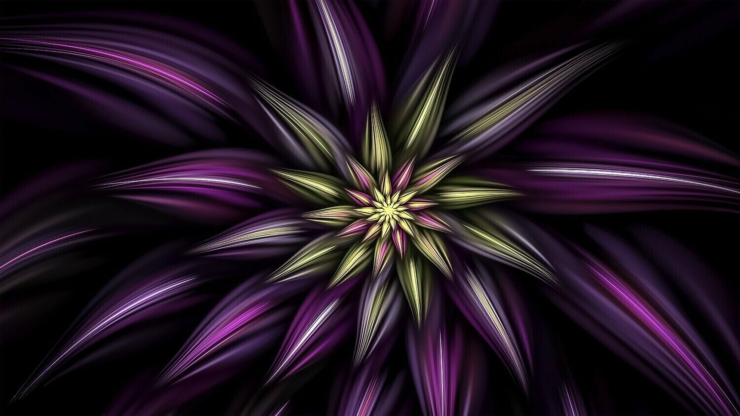 Purple Abstract Flower - Specially ordered for you. Delivery is approximately 4 - 6 weeks.