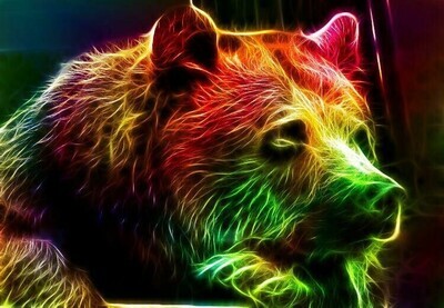 Rainbow fractal 08 - Specially ordered for you. Delivery is approximately 4 - 6 weeks.