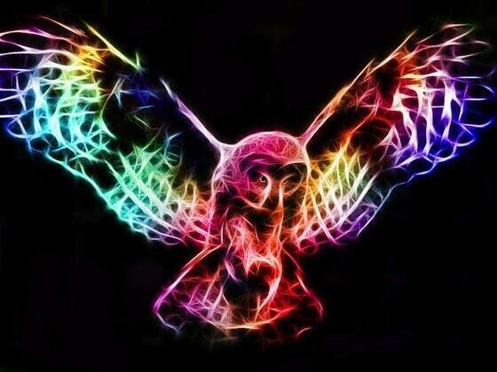Rainbow fractal 01 - Specially ordered for you. Delivery is approximately 4 - 6 weeks.