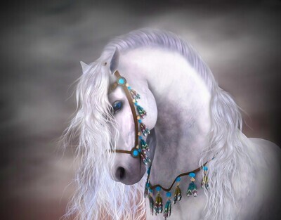 White Horse  - Specially ordered for you. Delivery is approximately 4 - 6 weeks.