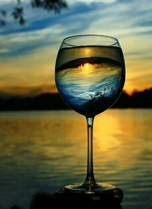 Wine Glass Sunset - Specially ordered for you. Delivery is approximately 4 - 6 weeks.