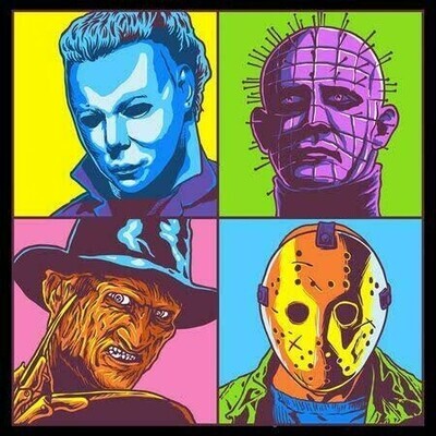 4 Scary men - Full Drill Diamond Painting - Specially ordered for you. Delivery is approximately 4 - 6 weeks.