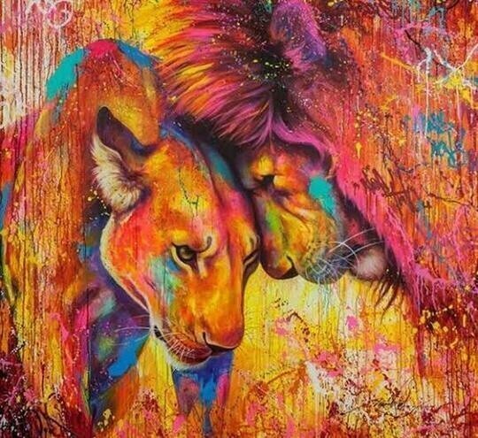 Colourful Animals 11 - Full Drill Diamond Painting - Specially ordered for you. Delivery is approximately 4 - 6 weeks.