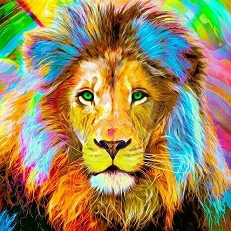 Colourful Animals 8 - Full Drill Diamond Painting - Specially ordered for you. Delivery is approximately 4 - 6 weeks.