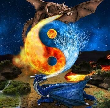 Dragon Ice And Fire - Full Drill Diamond Painting - Specially ordered for you. Delivery is approximately 4 - 6 weeks.