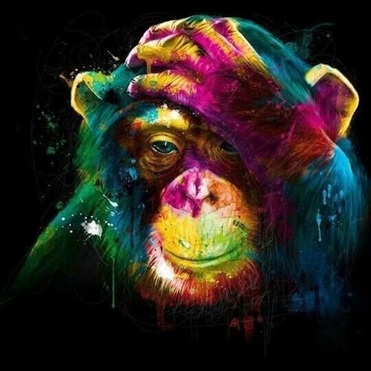 Colourful Animals 9 - Full Drill Diamond Painting - Specially ordered for you. Delivery is approximately 4 - 6 weeks.