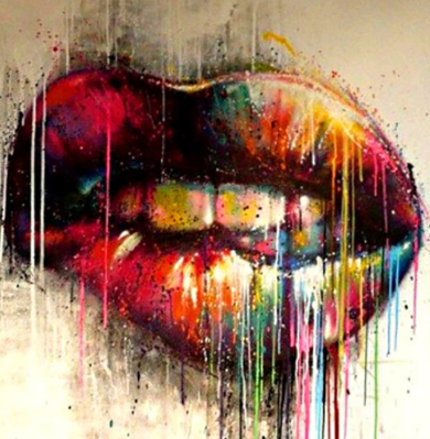 Lip Art - Full Drill Diamond Painting - Specially ordered for you. Delivery is approximately 4 - 6 weeks.