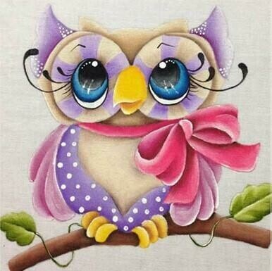 Little Owl 3 - Full Drill Diamond Painting - Specially ordered for you. Delivery is approximately 4 - 6 weeks.