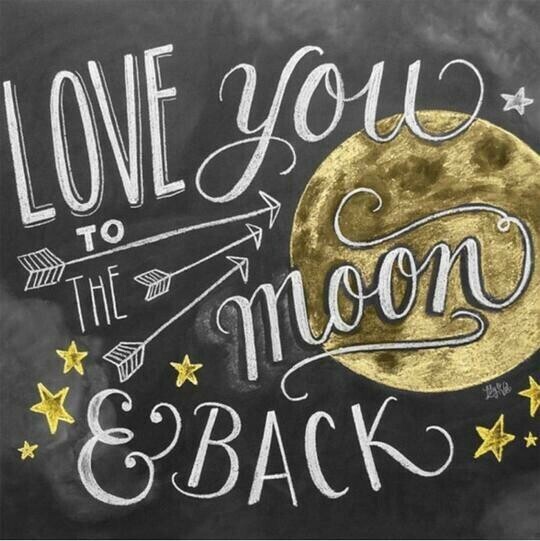 Love You To The Moon And Back - Full Drill Diamond Painting - Specially ordered for you. Delivery is approximately 4 - 6 weeks.