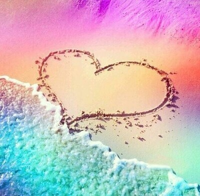 Love Heart In The Sand - Full Drill Diamond Painting - Specially ordered for you. Delivery is approximately 4 - 6 weeks.