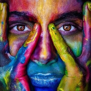 Painted Face 2 - Full Drill Diamond Painting - Specially ordered for you. Delivery is approximately 4 - 6 weeks.