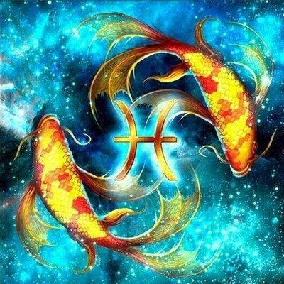 Pisces - Full Drill Diamond Painting - Specially ordered for you. Delivery is approximately 4 - 6 weeks.