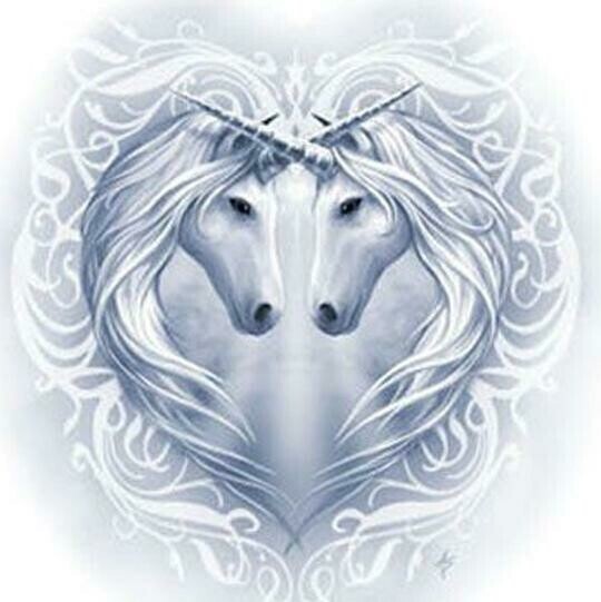 Unicorns In Heart - Full Drill Diamond Painting - Specially ordered for you. Delivery is approximately 4 - 6 weeks.