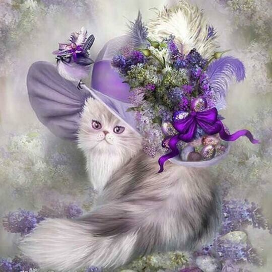 Royal Cat - Full Drill Diamond Painting - Specially ordered for you. Delivery is approximately 4 - 6 weeks.