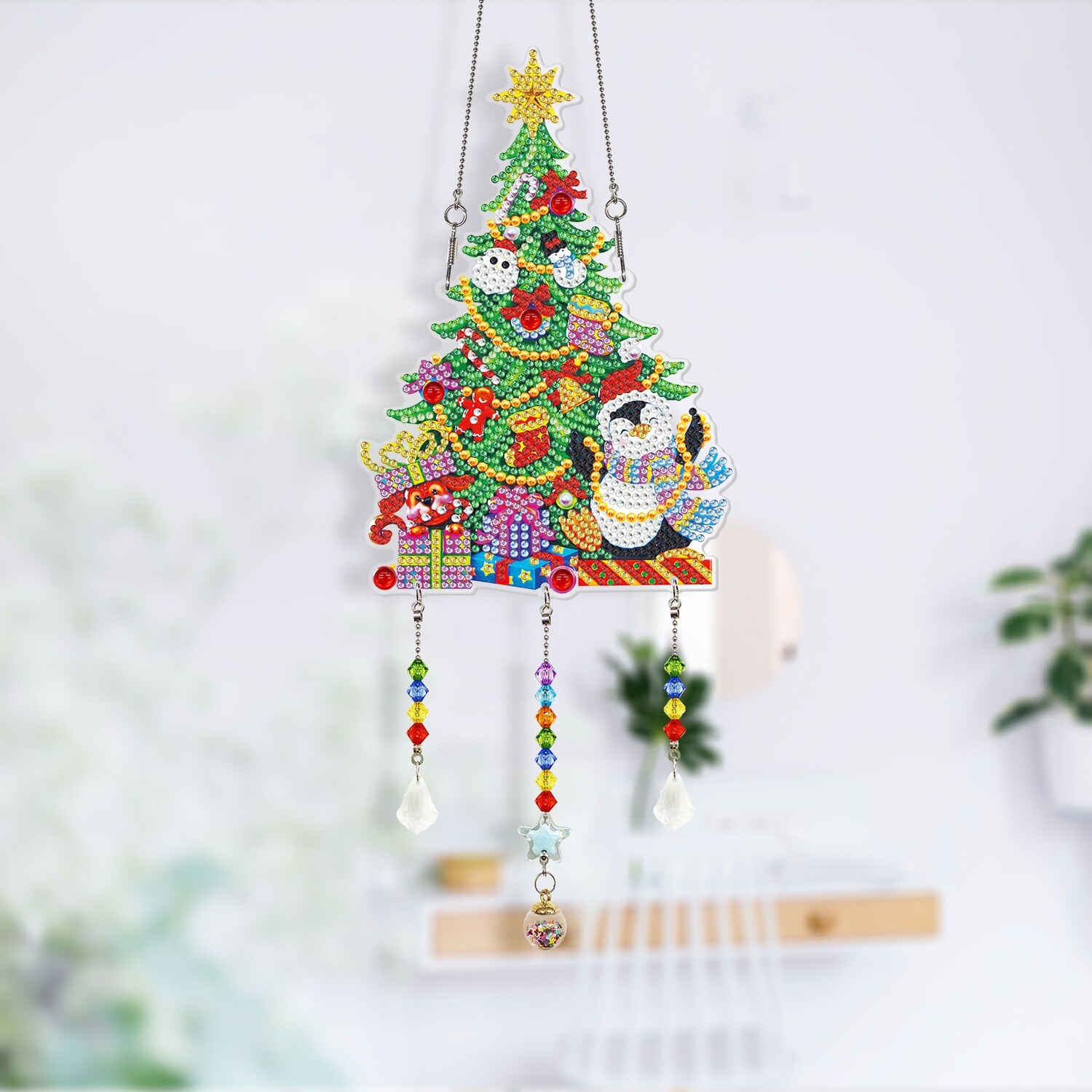 DIY Crystal Hanging Ornament - CHRISTMAS TREE