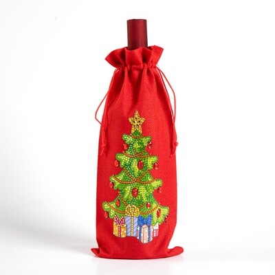 Wine Gift Bag - CHRISTMAS TREE