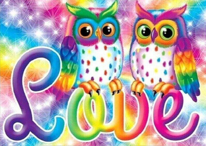 Love Owls - Full Drill AB Kit, SQ
30 x 40cm with 30 colours (3 ABs)
 - Currently in stock