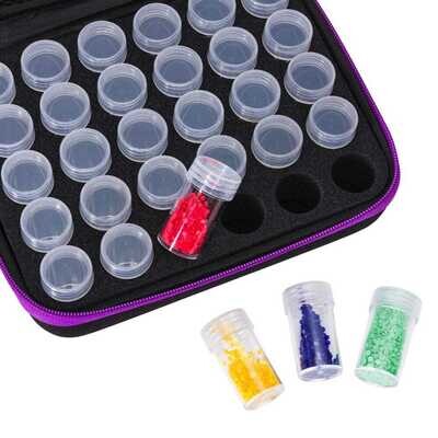 Bead Storage Travel Case - 30 Bottles
