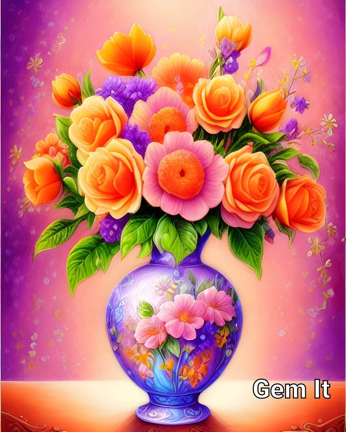 Vase of Flowers H - Specially ordered for you. Delivery is approximately 4 - 6 weeks.