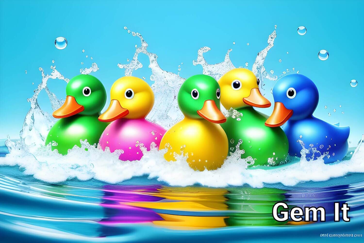 Colourful Baby Ducks - Specially ordered for you. Delivery is approximately 4 - 6 weeks.