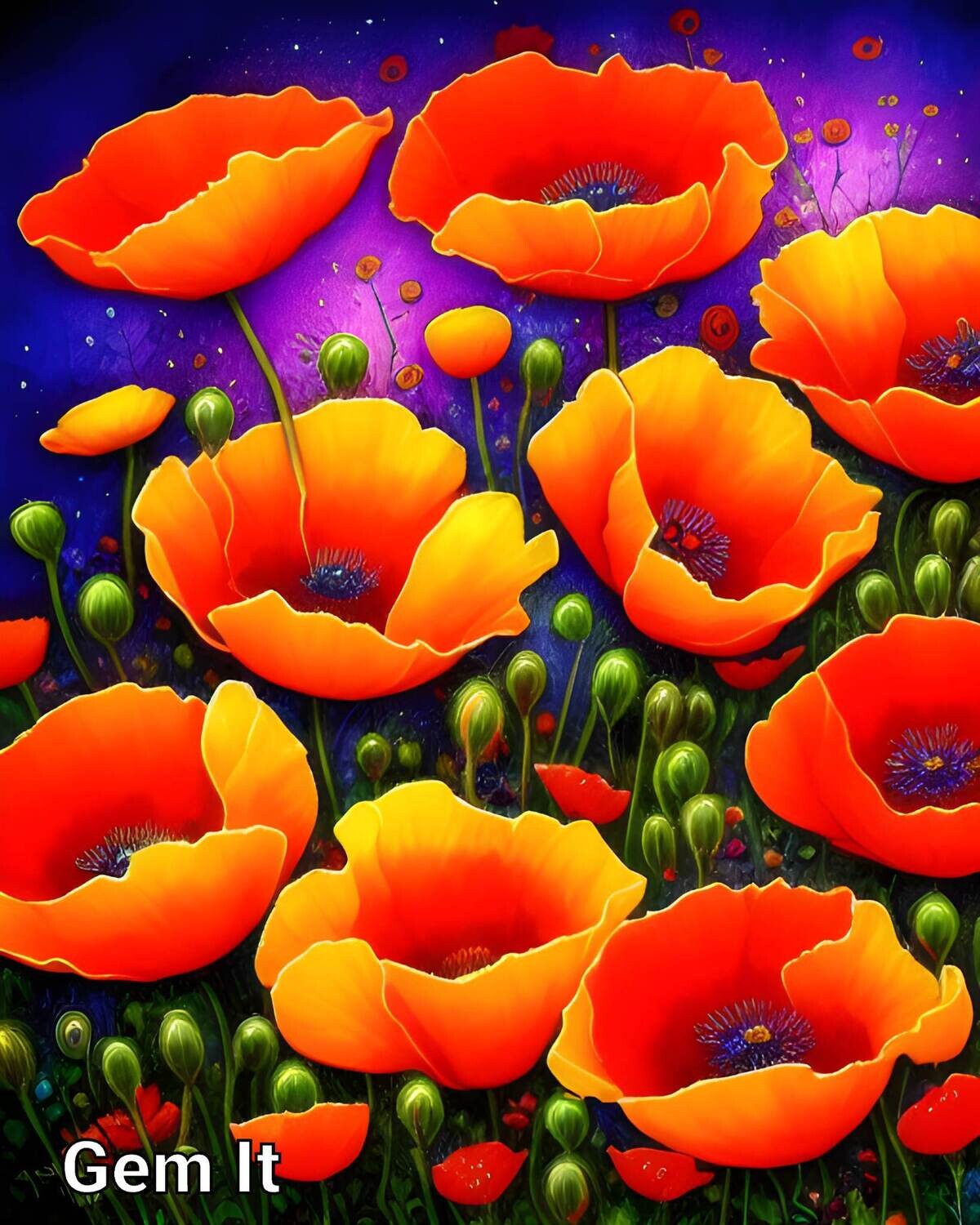 Poppies A - Specially ordered for you. Delivery is approximately 4 - 6 weeks.