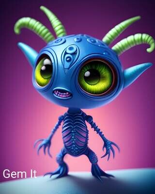 Alien Buddy 1 - Specially ordered for you. Delivery is approximately 4 - 6 weeks.