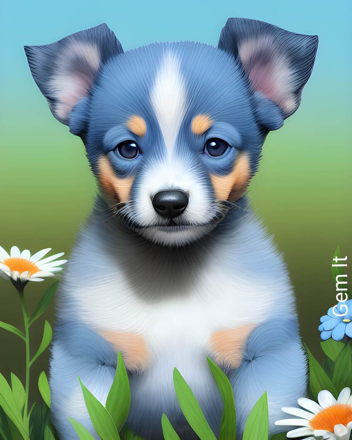 Cute Blue Heeler Puppy - Specially ordered for you. Delivery is approximately 4 - 6 weeks.