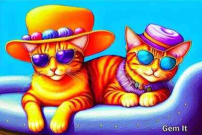 Cool Cats - Specially ordered for you. Delivery is approximately 4 - 6 weeks.