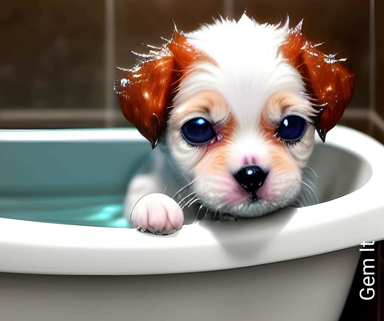 Wet Puppy - Specially ordered for you. Delivery is approximately 4 - 6 weeks.