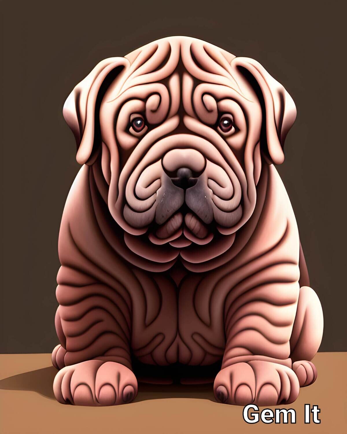 Shar Pei - Specially ordered for you. Delivery is approximately 4 - 6 weeks.