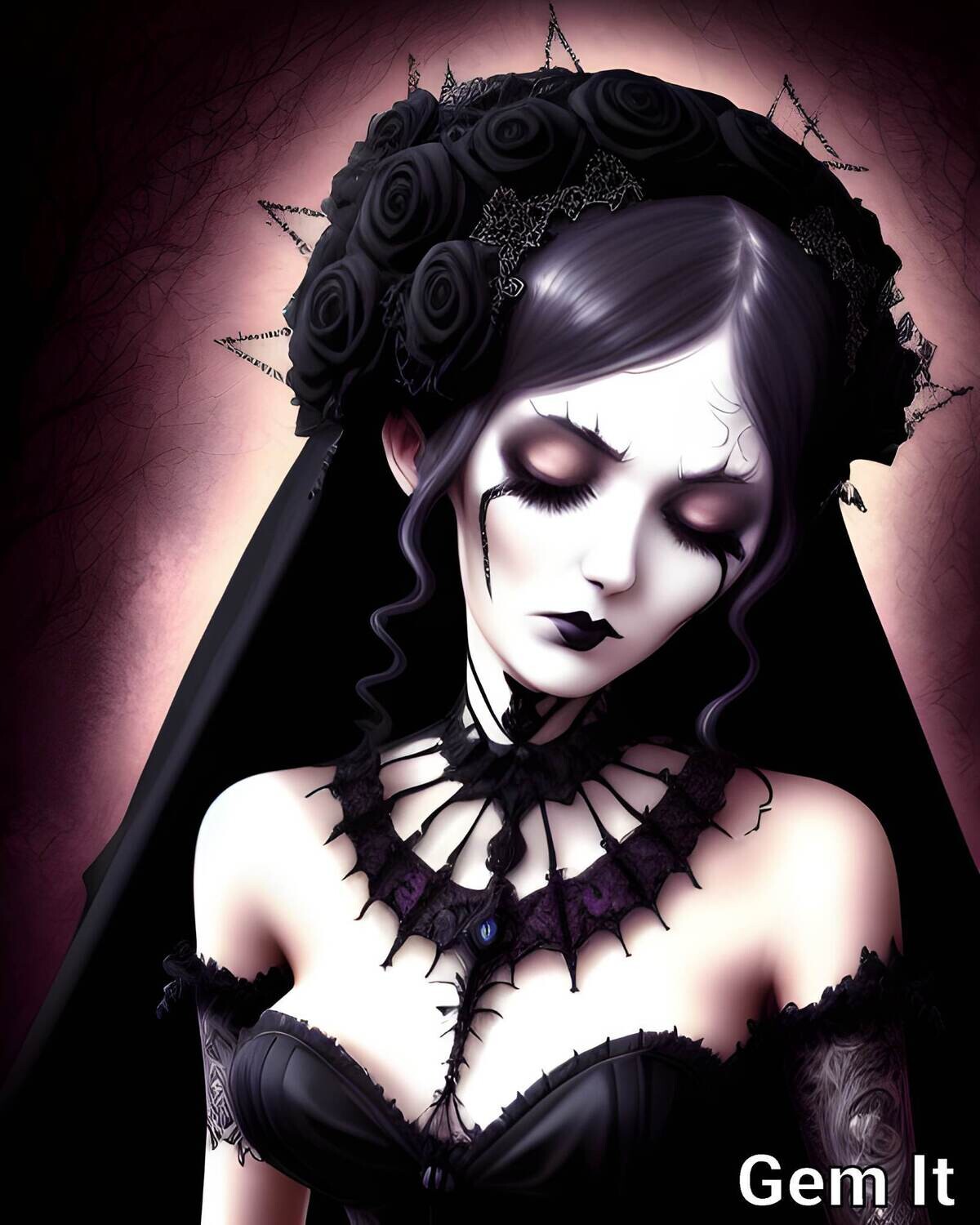 Gothic Bride 1 - Specially ordered for you. Delivery is approximately 4 - 6 weeks.
