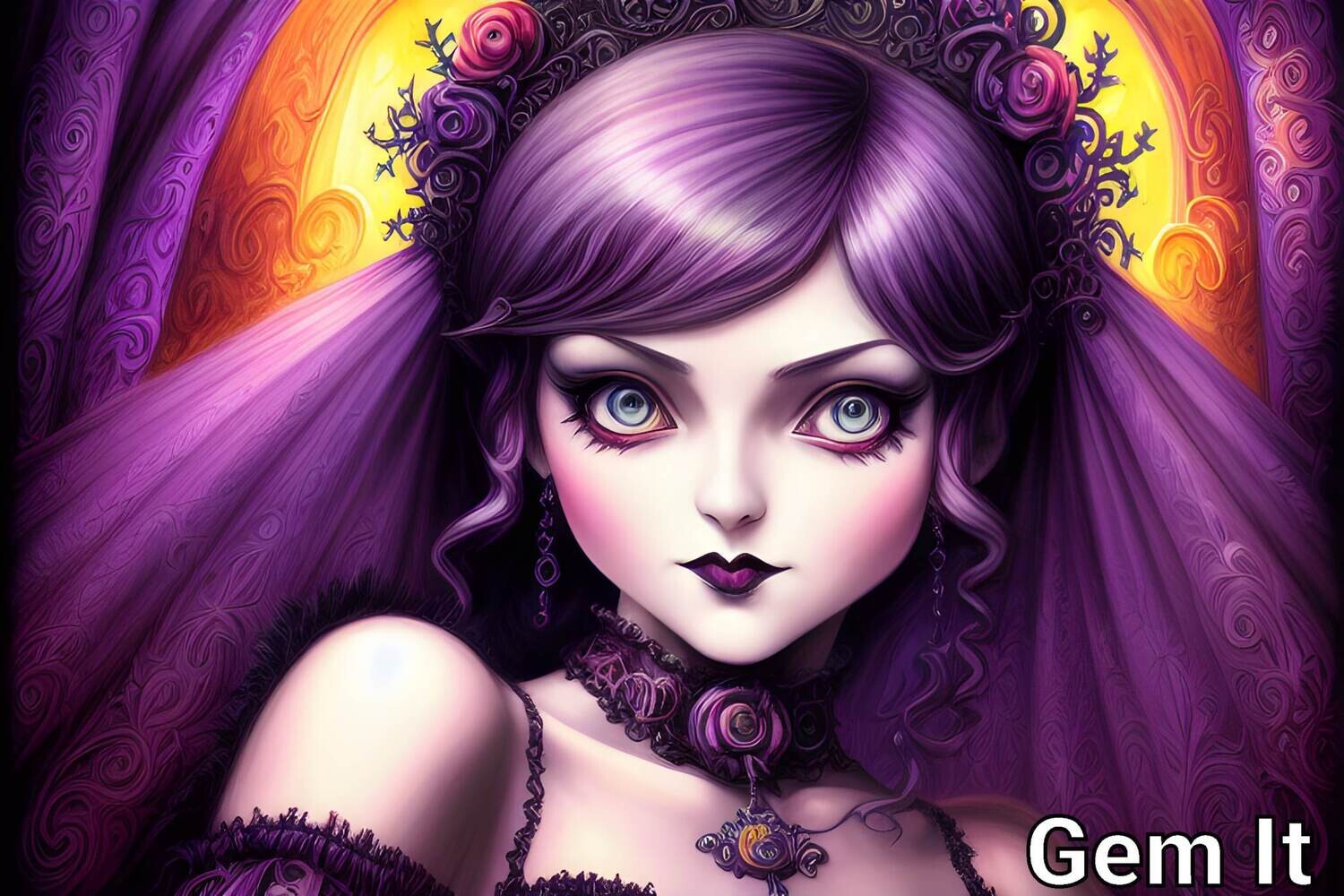 Gothic Girl 6  - Specially ordered for you. Delivery is approximately 4 - 6 weeks.