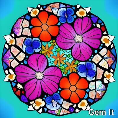 Fractured Glass Flowers 2 - Full Drill Diamond Painting - Specially ordered for you. Delivery is approximately 4 - 6 weeks.